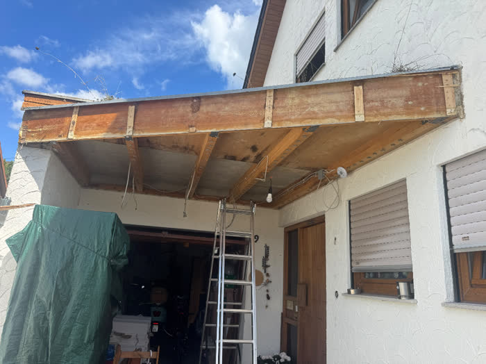 Aquapanel statt Holzpaneele – Rückbau