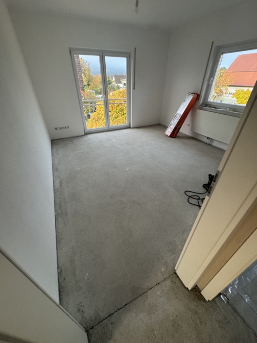 Laminat verlegen – Vorher