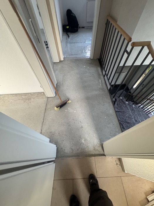 Laminat verlegen – Vorher