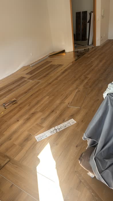 Wohnungsrenovierung – Vinyl verlegen